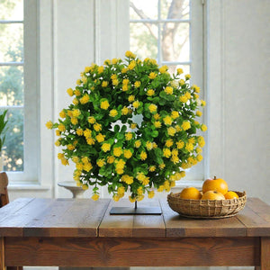 Spring Garland for Front Door – Artificial Floral Greenery for Porch, Mantel & Wedding Decor - Small Pet Homes