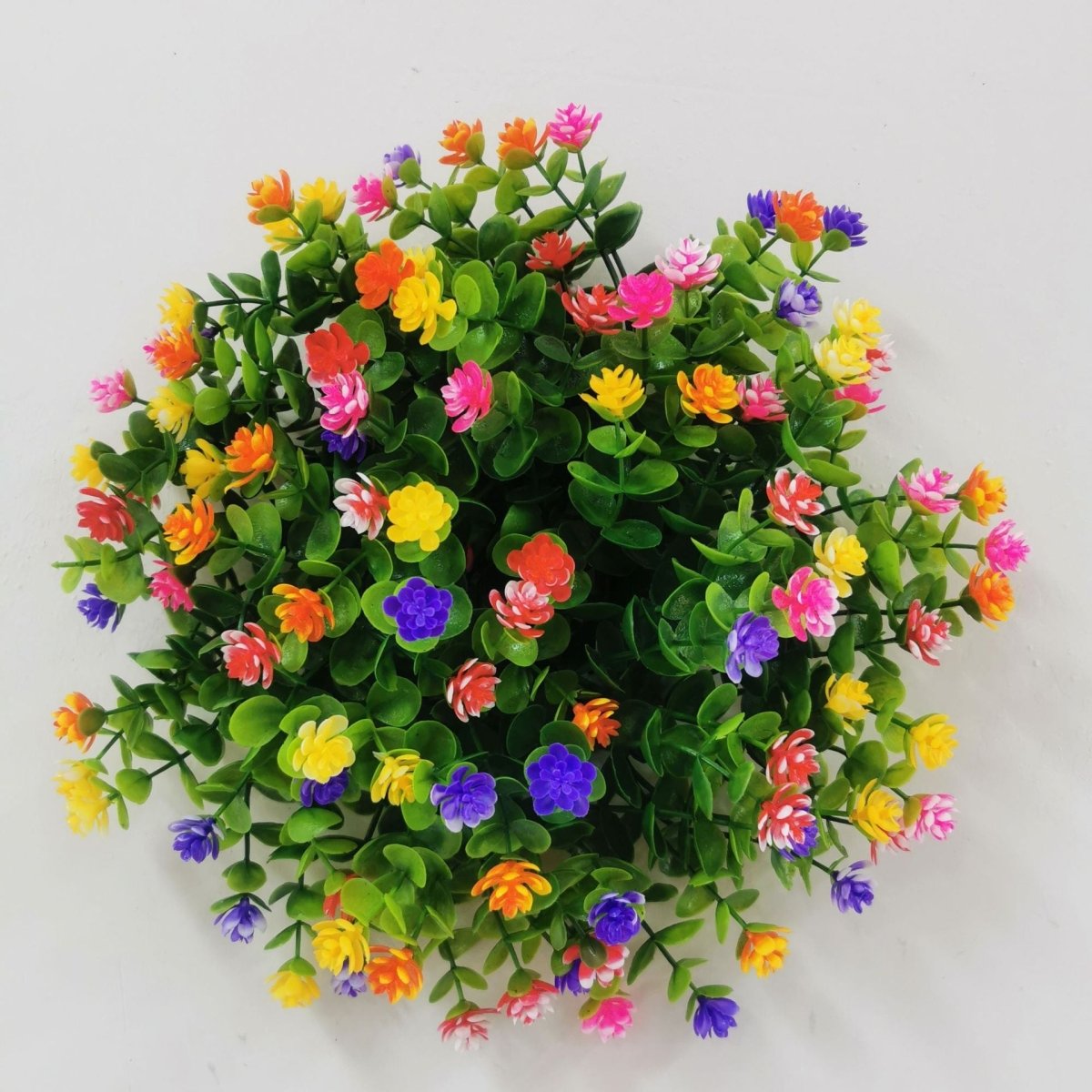 Spring Garland for Front Door – Artificial Floral Greenery for Porch, Mantel & Wedding Decor - Small Pet Homes