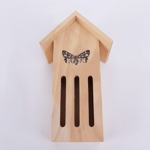 Wooden Butterfly House - Natural Pine Garden Enclosure for Butterflies - Small Pet Homes