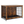 Wooden Dog Crate End Table with Double Doors & Removable Tray – Rustic Brown - Small Pet Homes