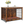 Wooden Dog Crate End Table with Double Doors & Removable Tray – Rustic Brown - Small Pet Homes